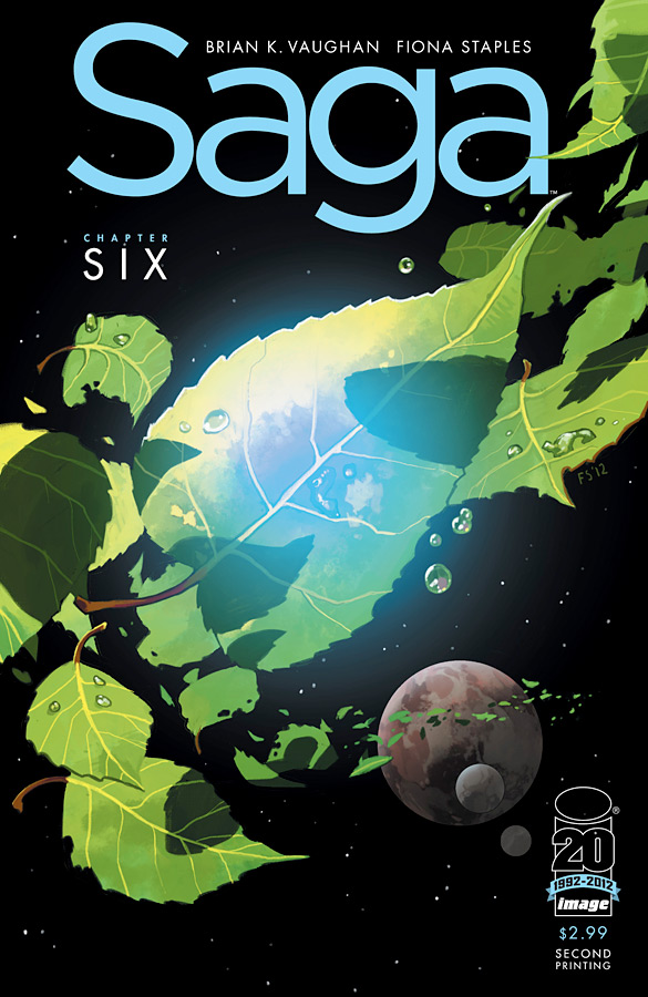 Saga #6 2nd printing cover